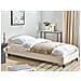 Letto Senza Testata Bouclé Roanne 90 X 200 Cm Beige Chiaro - Foto miniatura 1