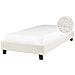 Letto Senza Testata Bouclé Roanne 90 X 200 Cm Beige Chiaro - Foto miniatura 4