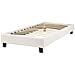 Letto Senza Testata Bouclé Roanne 90 X 200 Cm Beige Chiaro - Foto miniatura 7