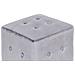 Pouf Wisconsin Velluto Grigio - Foto miniatura 3