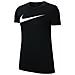 T-Shirt Swoosh Cw6967-010 Donna Taglia L Colore Nero - Foto miniatura 3