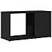 Mobile Porta TV Rovere Nero 60x24x32 cm in Legno Multistrato - Foto miniatura 7