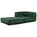 Pouf Modulare Verde 70x70x54 in Tessuto - Foto miniatura 3