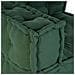 Pouf Modulare Verde 70x70x54 in Tessuto - Foto miniatura 9
