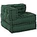 Pouf Modulare Verde 70x70x54 in Tessuto - Foto miniatura 10