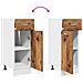 Armadio Cassetto “Lyon” Legno Antico 30x46x81,5 cm - Foto miniatura 8