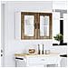 Pensile Da Cucina Con Porta In Vetro Lucca Rovere Fumo - Foto miniatura 3