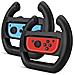 Dam Volante  Dobe Per Controller Switch Joy-con. Include 2 Unità. 15,5x6,5x12,1 Cm. Colore Nero - Foto miniatura 5