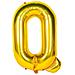 Lettera Q In Alluminio Dorato Da 40 Cm - Decorazione Elegante Per Festeggiamenti! - Foto miniatura 1