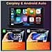 10 Pollici Autoradio Carplay Per Peugeot 107, Toyota Aygo, Citroën C1 (2005-2014), Android 13 Car Radio Con Cornice Navigazione Gps Bluetooth Wi-fi Fm Rds Comandi Al Volante - Foto miniatura 3
