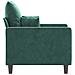 Poltrona Verde Scuro 60 cm Velluto - Foto miniatura 4