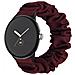 Cinturino Per Orologio Intelligente A Scrunchie Compatibile Con Google Pixel 2 - Tessuto Confortevole Ed Elegante Red - Foto miniatura 1