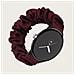 Cinturino Per Orologio Intelligente A Scrunchie Compatibile Con Google Pixel 2 - Tessuto Confortevole Ed Elegante Red - Foto miniatura 2