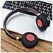 Cuscinetti Auricolari In Rete Da Calcio, Confezione Da 2, Compatibili Con Jabra Evolve E Plantronics Voyager Series Red+black - Foto miniatura 4