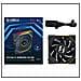 Uni Fan TL120 LCD Reverse Blade Wireless Case per computer Ventilatore 12 cm Nero 1 pz - Foto miniatura 2