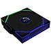 Uni Fan TL120 LCD Reverse Blade Wireless Case per computer Ventilatore 12 cm Nero 1 pz - Foto miniatura 1