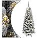 AlberodiNataleartificiale Bianco 150cm PVC - Foto miniatura 1