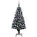Albero di Natale artificiale con 150 LED Verde 150 cm - Foto miniatura 4