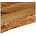 Piano Tavolo Bordi Vivi 160x40x3,8cm in Legno Massello di Mango - Foto miniatura 7