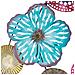 Carta Da Parati Decorativa In Metallo 112x8x132h - Foto miniatura 2