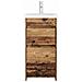Mobile da bagno con lavabo Legno antico 42 x 40 x 84,5 cm - Foto miniatura 2