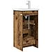 Mobile da bagno con lavabo Legno antico 42 x 40 x 84,5 cm - Foto miniatura 4