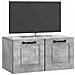 Mobile Porta TV da Muro Grigio Cemento 59,5 x 31 x 30 cm - Foto miniatura 2