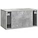 Mobile Porta TV da Muro Grigio Cemento 59,5 x 31 x 30 cm - Foto miniatura 6
