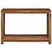 Tavolo consolle Naturale 110 x 35 x 75 cm Legno di teak solido - Foto miniatura 2