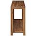 Tavolo consolle Naturale 110 x 35 x 75 cm Legno di teak solido - Foto miniatura 3