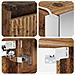 Set di Armadi da Bagno 5 pcs Legno antico 53 x 15,5 x 70 cm - Foto miniatura 8