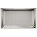 Vaso da giardino 2 pz Argento 80 x 50 x 50 cm Acciaio Inox - Foto miniatura 5