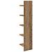Scaffale da parete 2 pz Rovere Artigianale 22 x 15 x 100 cm - Foto miniatura 6
