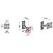 ER100 Supporto a parete per TV LED / LCD / PLASMA 14-25" Portata Max 20 kg - Foto miniatura 3