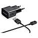 Carica rete samsung 2.0 amp + cavo microusb black - Foto miniatura 2