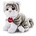 Peluche Gattino Brad Tigrato Grigio 24 cm 120851 - Foto miniatura 1
