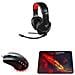 Cuffie con Microfono per Giochi PC Connessione Cavo Nera 1.3 m - Foto miniatura 6