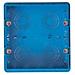 V71318 - Scatola Incasso Rettangolare 8m Azzurro - Foto miniatura 1