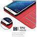 Custodia Compatibile Con Xiaomi Mi Max 2 In Rosso Carminio - Coperchio Protettiva Con Chiusura Magnetica, Funzione Stand E Tasca Per Le Carte - Foto miniatura 4