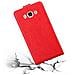 Custodia Compatibile Con Samsung Galaxy J7 2016 In Rosso Mela - Coperchio Protettivo In Design Flip Con Chiusura Magnetica - Foto miniatura 3