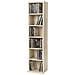 Scaffale Per Cd Con 6 Scomparti Per 102 Cd 90 X 21 X 20 Cm - Faggio - Foto miniatura 3