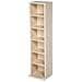 Scaffale Per Cd Con 6 Scomparti Per 102 Cd 90 X 21 X 20 Cm - Faggio - Foto miniatura 4