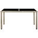 Set Da Pranzo Da Giardino 7 Pz Con Cuscini In Polyrattan Beige - Foto miniatura 15