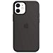 Custodia MagSafe in silicone per iPhone 12 Mini Colore Nero - Foto miniatura 1