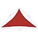 Vela Parasole 160 G / m? Rossa 2,5x2,5x3,5 M In Hdpe - Foto miniatura 6