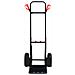 Carrello a Mano Telescopico 200 kg Nero e Rosso - Foto miniatura 2