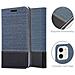Custodia Compatibile Con Apple Iphone 12 Mini (5,4"" Zoll) In Blu Scuro Nero - Coperchio Protettiva Con Chiusura Magnetica, Funzione Stand E Tasca Per Le Carte - Foto miniatura 6