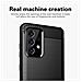 Custodia Compatibile Con Samsung Galaxy A72 5g / 4g In Brushed Nero - Coperchio Protettivo In Silicone Tpu Flessibile In Look Acciaio Inossidabile-fibra Di Carbonio - Foto miniatura 2
