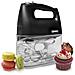 Hm4 / bk Sbattitore Elettrico A Mano 400 W - Frusta Elettrica 5 Velocità - Porta Accessori Incluso - Sbattitori, Ganci E Frusta Inclusi - Ideale Per Dolci / Torte / Creme / Pasticceria - Foto miniatura 1