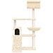 Albero Per Gatti Con Tiragraffi In Sisal Crema 131 Cm - Foto miniatura 2